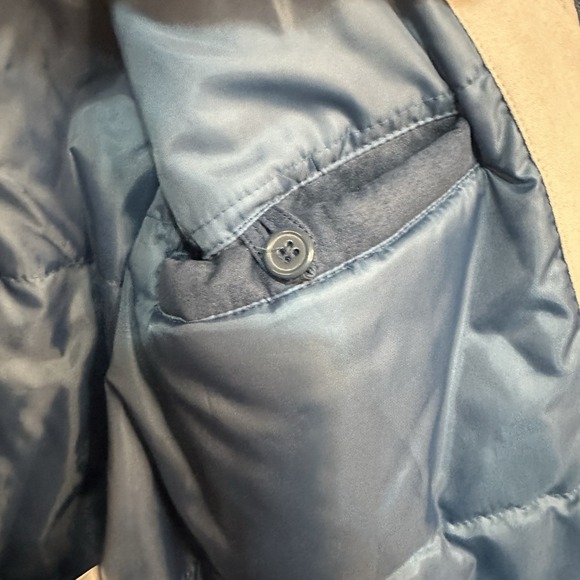 Forecaster Of Boston Teal Blue Large Women's Coat Hooded Full Zip & Button - Picture 8 of 10